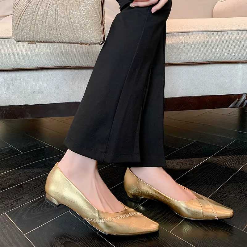 Selena Spids Elegant Pumpe Til Kvinder - Sort
