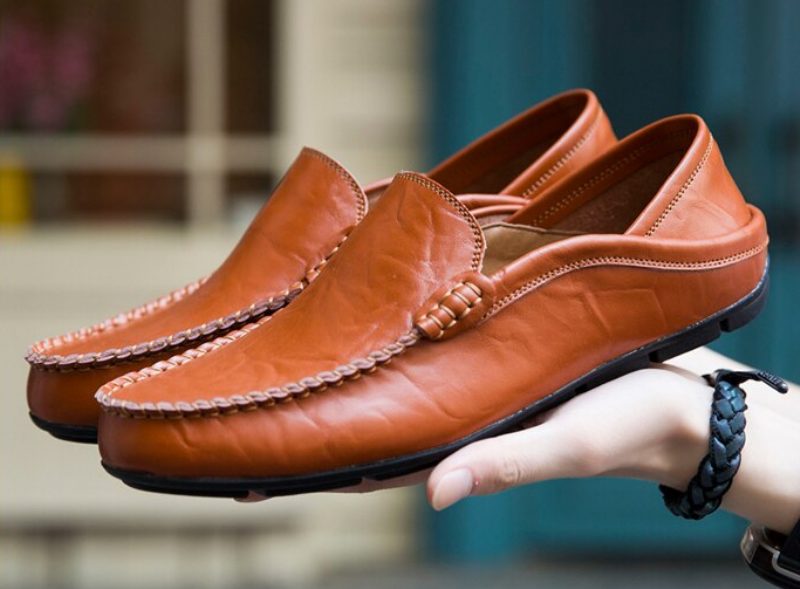 Shake Loafers Til Mænd Fritidssko - Gul