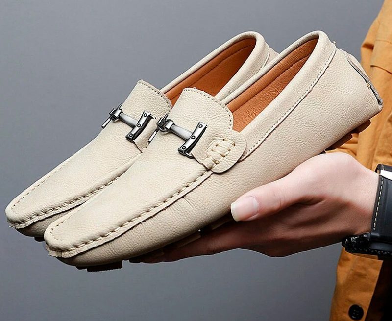 Shaw Loafer Modesko Til Mænd - Beige