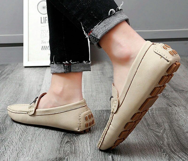 Shaw Loafer Modesko Til Mænd - Beige