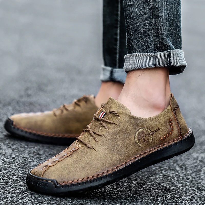 Shaw Loafers Fritidssko Til Mænd - Grøn