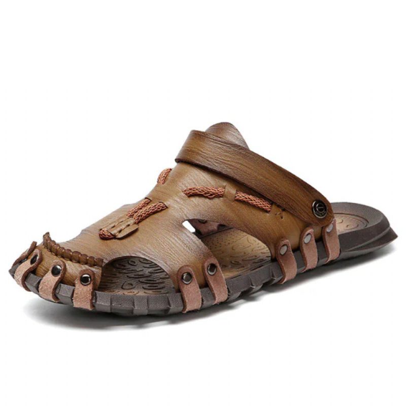 Shearer Flad Sandal Til Mænd - Sort