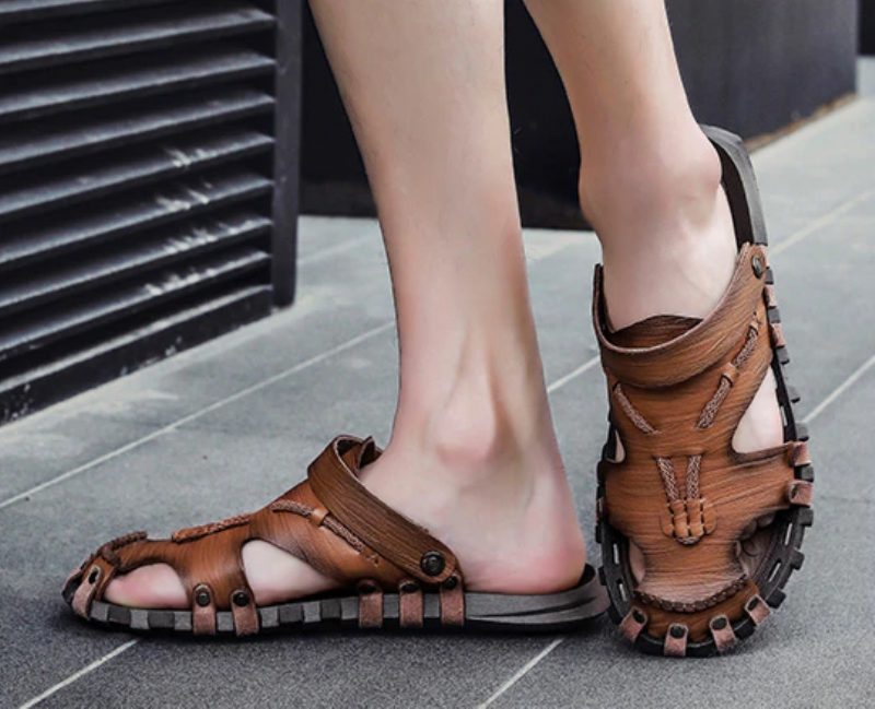 Shearer Flad Sandal Til Mænd - Sort