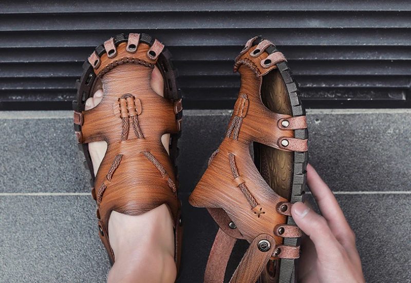 Shearer Flad Sandal Til Mænd - Sort