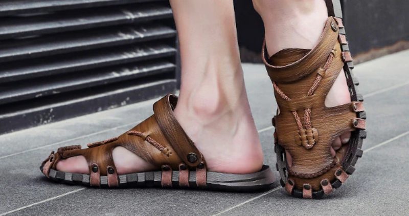 Shearer Flad Sandal Til Mænd - Sort