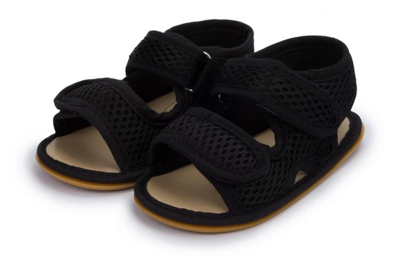 Sheeran Unisex Strandsandal Til Børn - Sort
