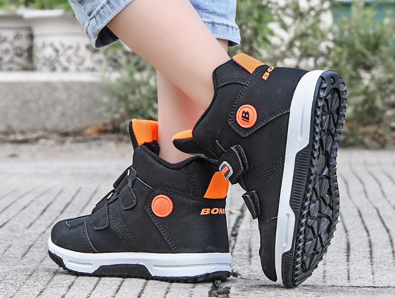Sheeran Unisex Varme Sneaker Til Børn - Grå