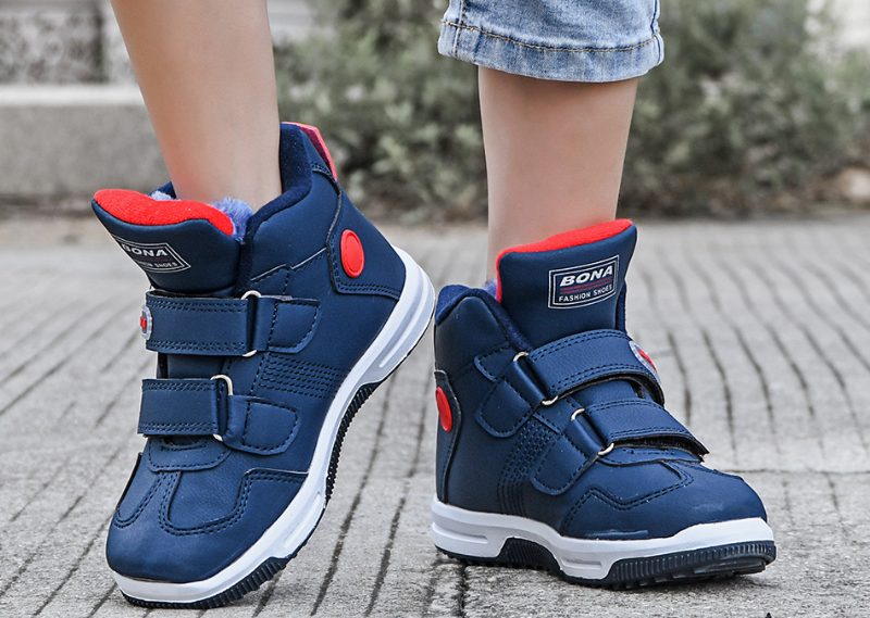 Sheeran Unisex Varme Sneaker Til Børn - Grå