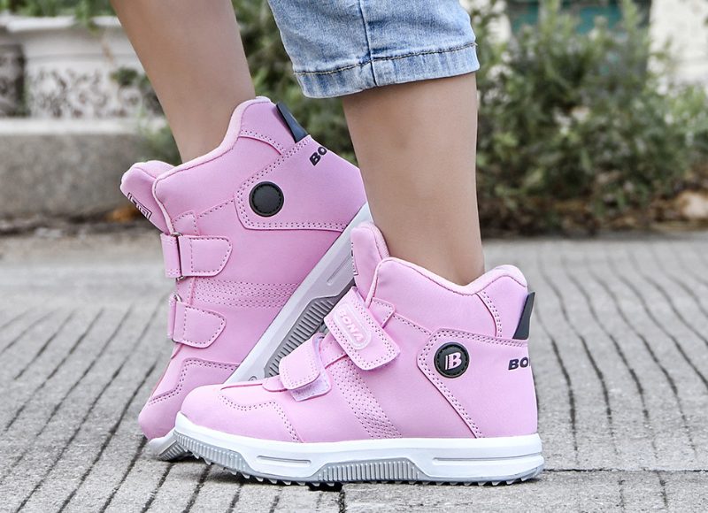 Sheeran Unisex Varme Sneaker Til Børn - Grå