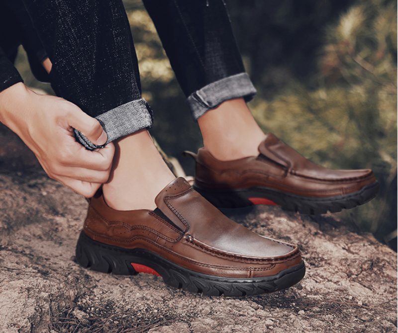 Sidstnævnte Mænds Loafers Fritidssko - Brun