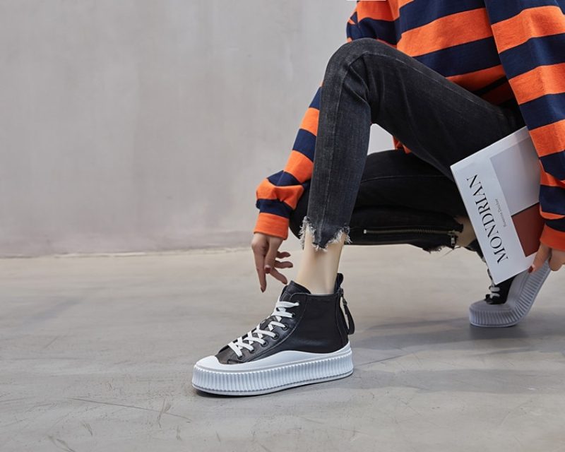 Silvana Ankelsneaker Til Kvinder - Orange