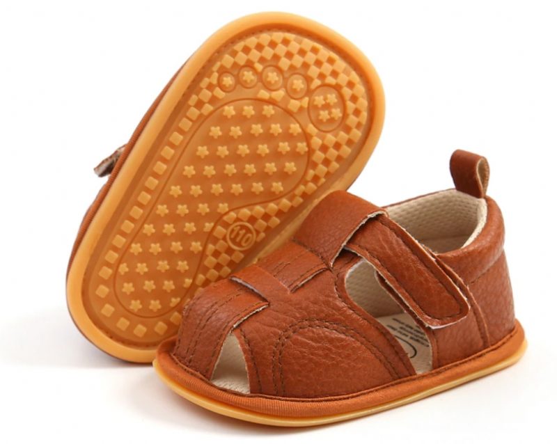 Silvian Unisex Afslappet Børnesandaler - Brun