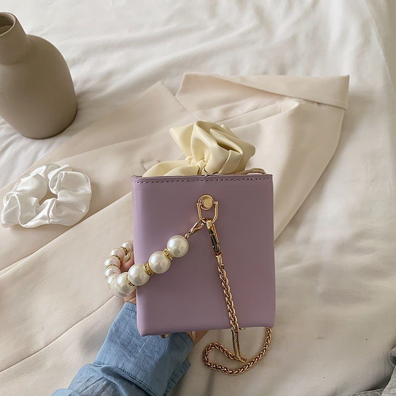Simon Crossbody-håndtaske I Læder Til Kvinder - Hvid