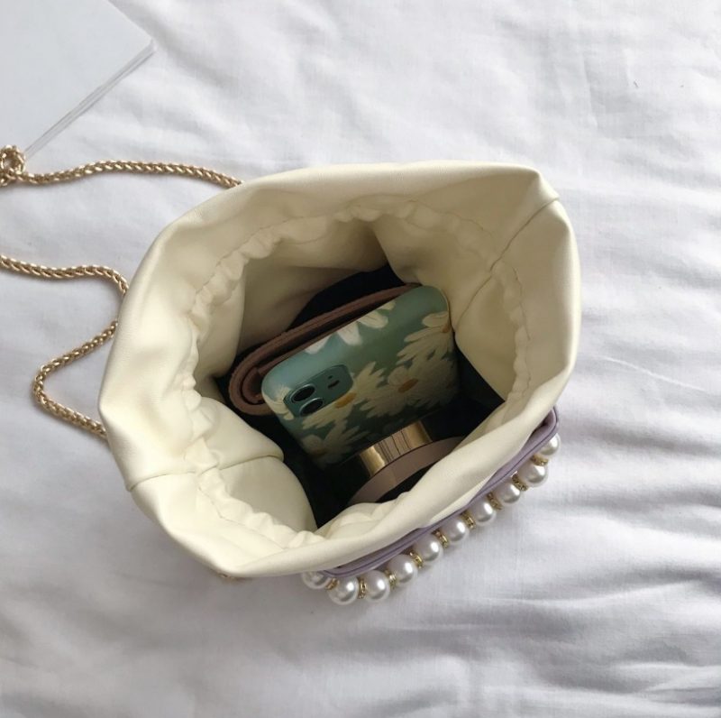 Simon Crossbody-håndtaske I Læder Til Kvinder - Hvid