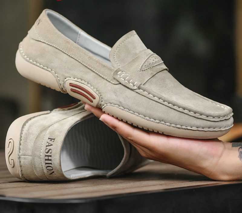 Sindel Loafers Sko Til Mænd - Beige