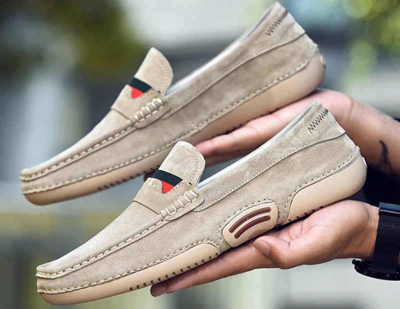 Sindel Loafers Sko Til Mænd - Beige