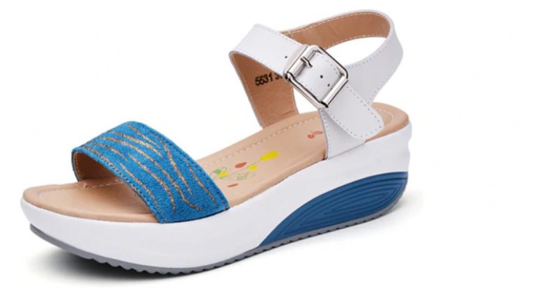 Sintia Dame Wedges Sko Platform Sandaler - Gul