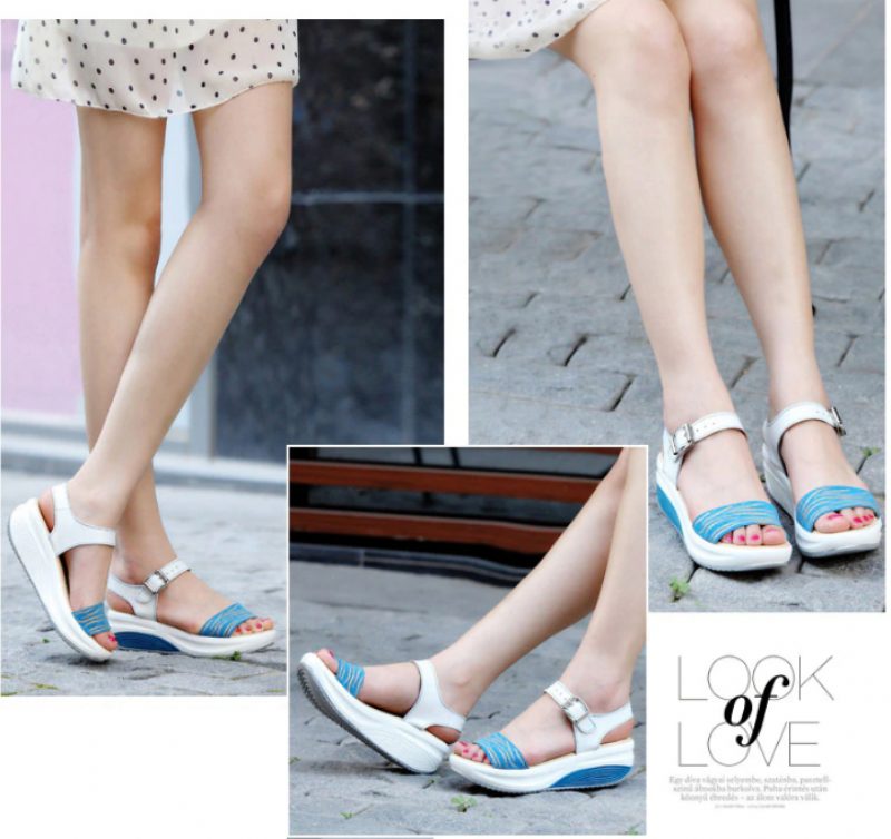 Sintia Dame Wedges Sko Platform Sandaler - Gul