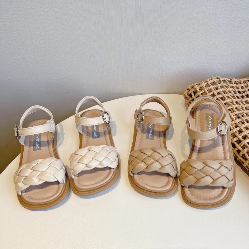 Solange Pigekjole Sandal - Beige