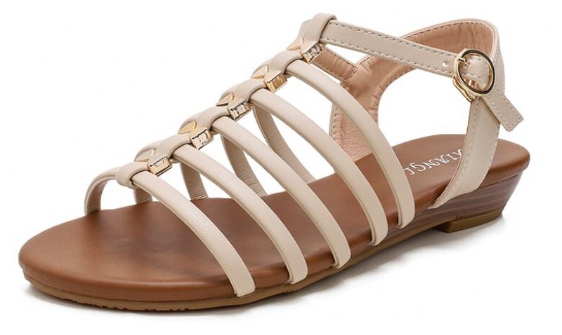 Solvey Roman Beach Sandal Til Kvinder - Brun