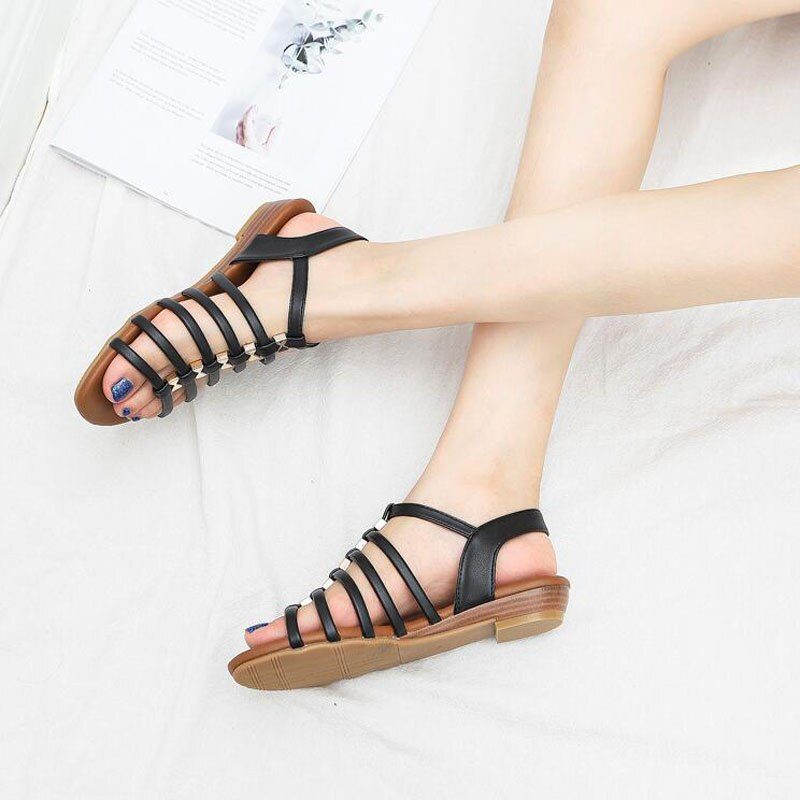 Solvey Roman Beach Sandal Til Kvinder - Brun