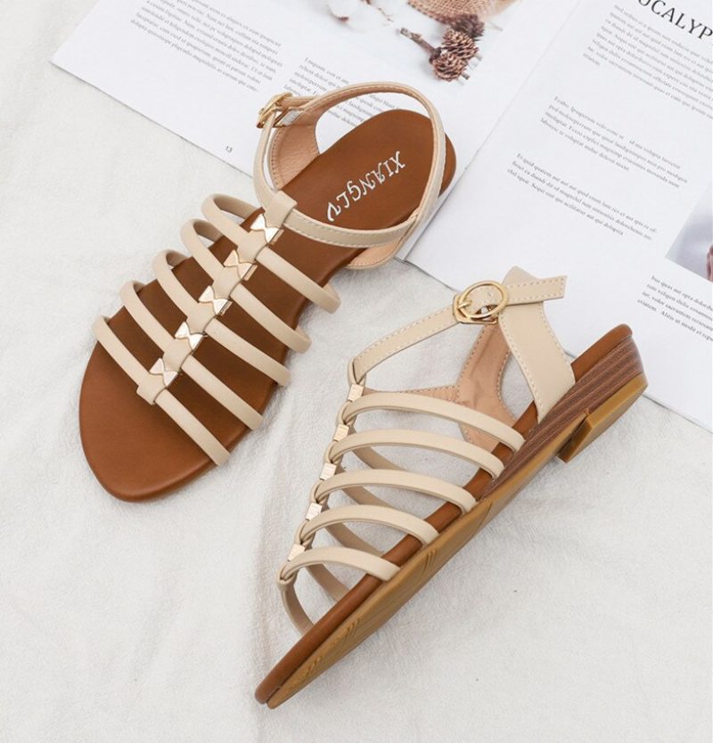Solvey Roman Beach Sandal Til Kvinder - Brun