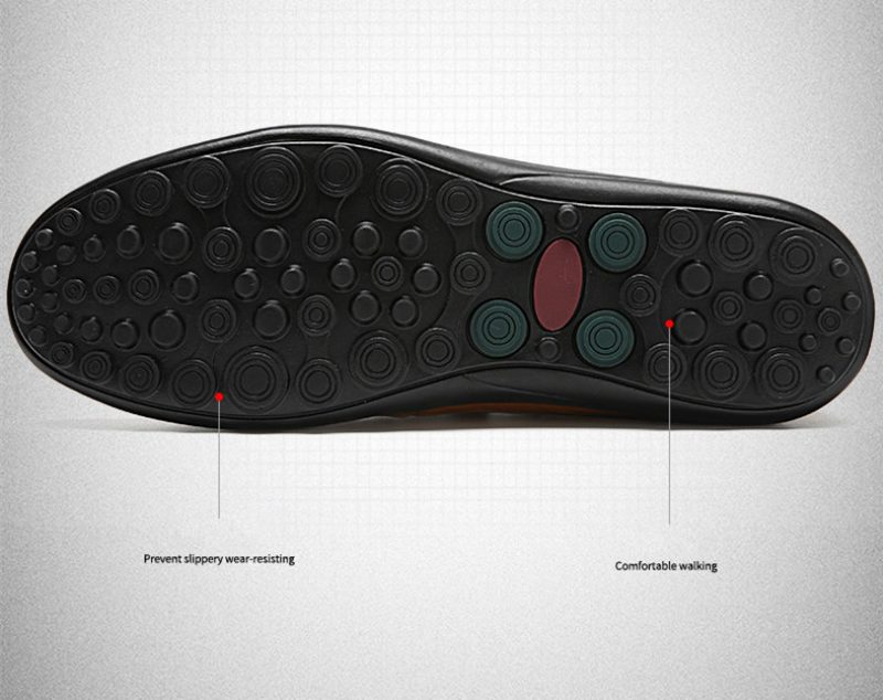 Spike Loafers Til Mænd Fritidssko - Sort