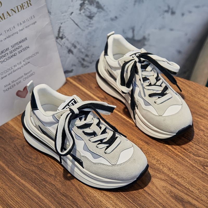 Stærk Sneaker I Læder Til Kvinder - Beige