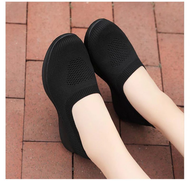 Stela Slip-on Sorte Sko Til Kvinder - Sort