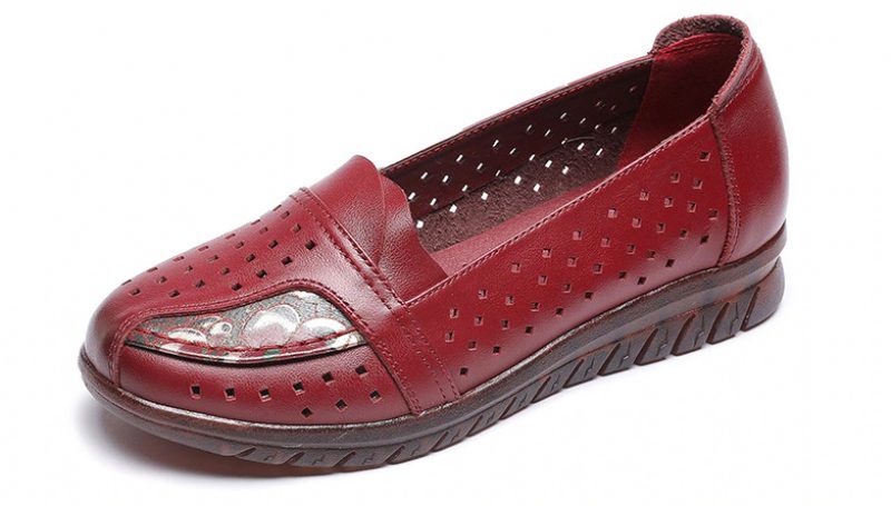Stella Slip On Sko I Ægte Læder Til Kvinder - Sort