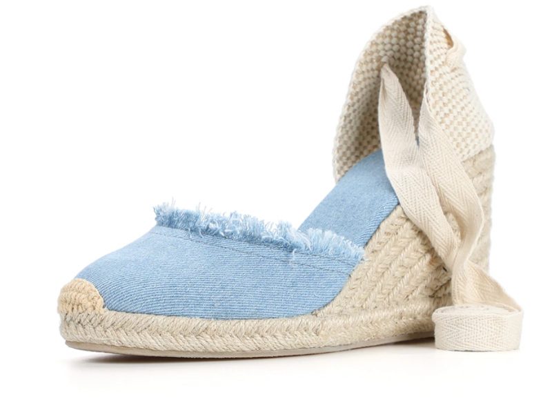 Stella Wedges-sko Til Kvinder - 9CM Mørk denim