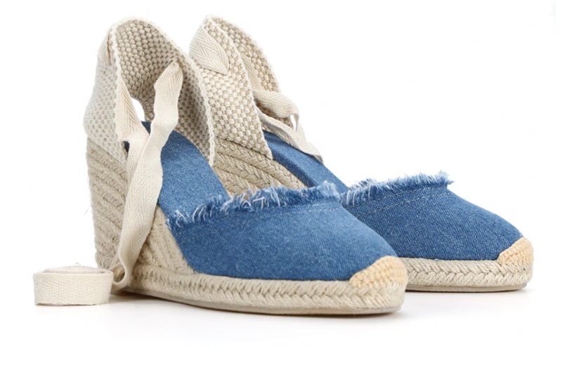 Stella Wedges-sko Til Kvinder - 9CM Mørk denim