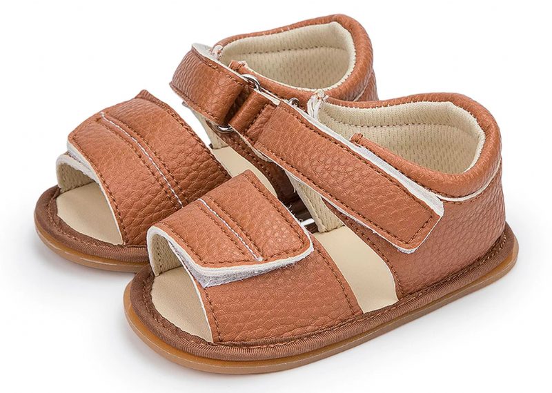Stormi Babypigers Afslappede Sandal - Kaffe 1