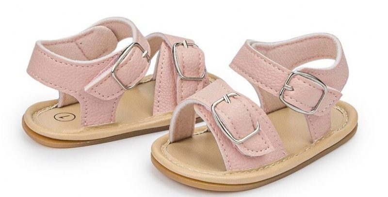 Stormi Babypigers Afslappede Sandal - Kaffe 1