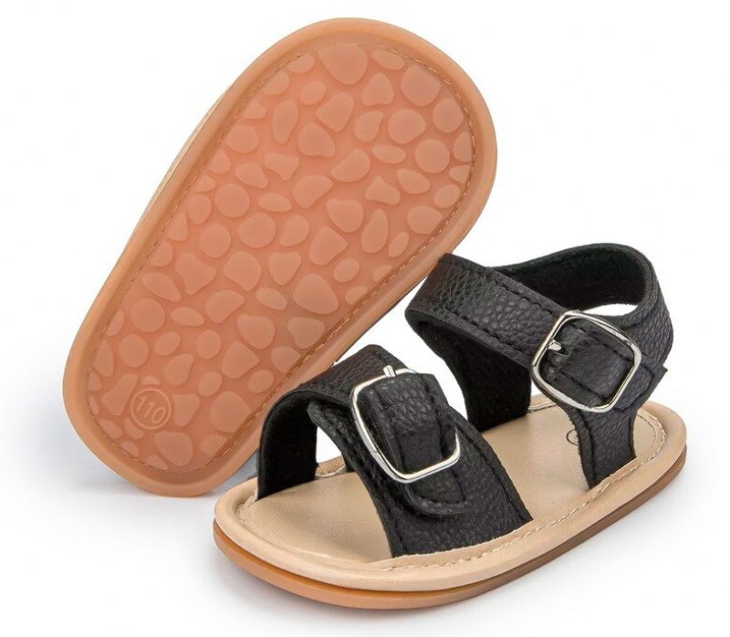 Stormi Babypigers Afslappede Sandal - Kaffe 1