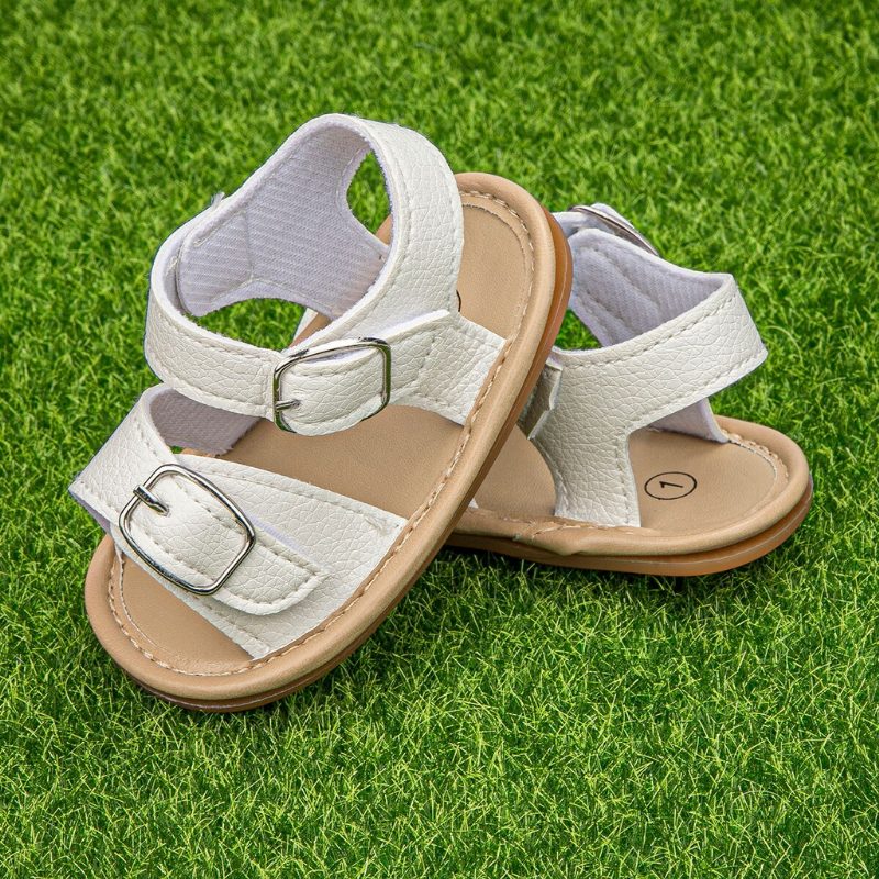 Stormi Babypigers Afslappede Sandal - Kaffe 1