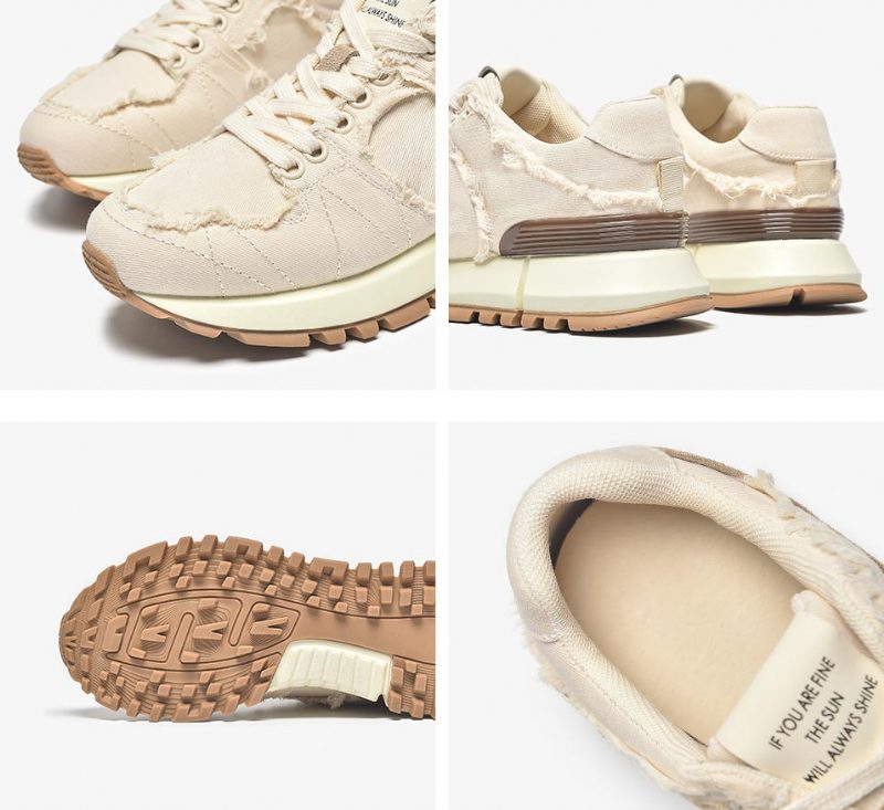 Suad Damesneaker - Beige