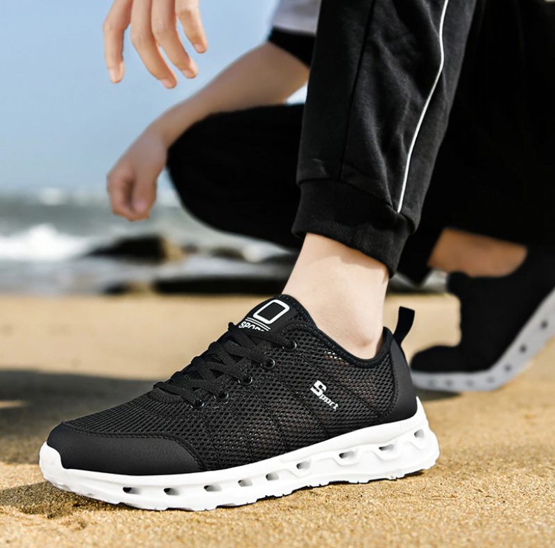 Sun Fashion Sneakers Til Mænd - Sort