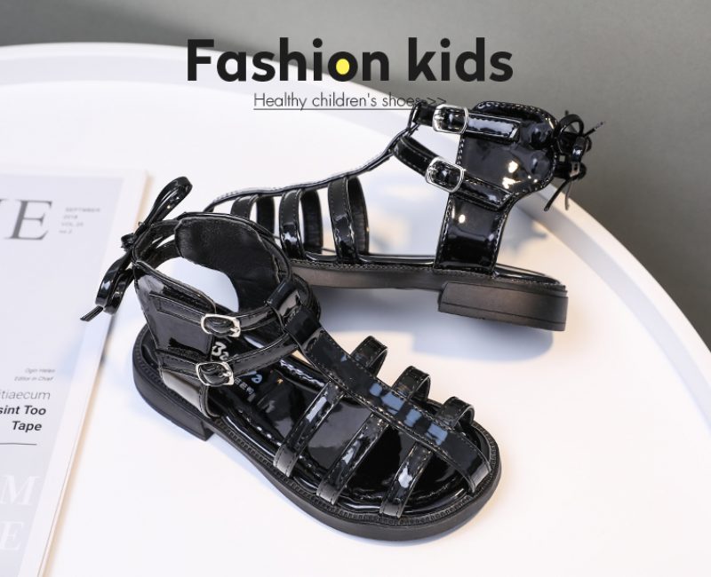 Susy Piger Gladiator Sandal - Sort