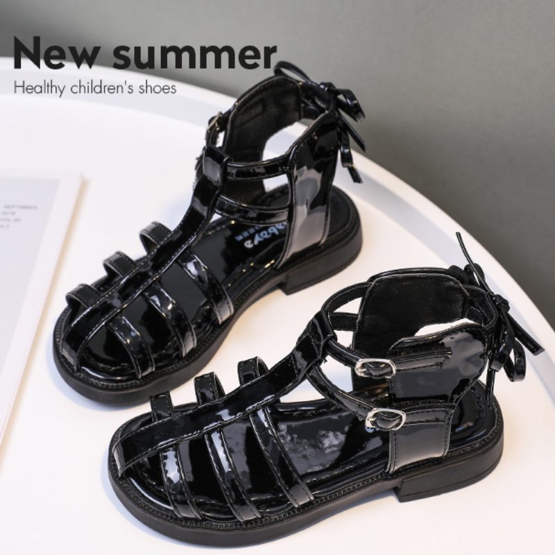 Susy Piger Gladiator Sandal - Sort