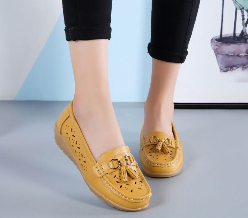 Sweet Night Dame Loafer - Gul