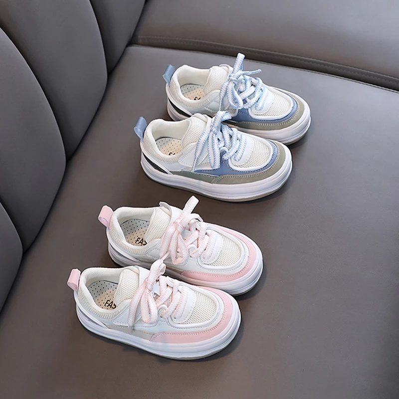 Sybill Unisex Afslappet Sneaker Til Børn - Pink