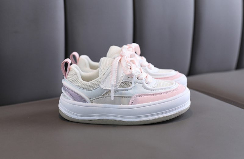 Sybill Unisex Afslappet Sneaker Til Børn - Pink