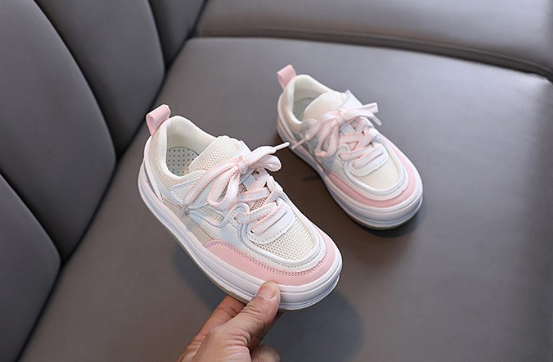 Sybill Unisex Afslappet Sneaker Til Børn - Pink