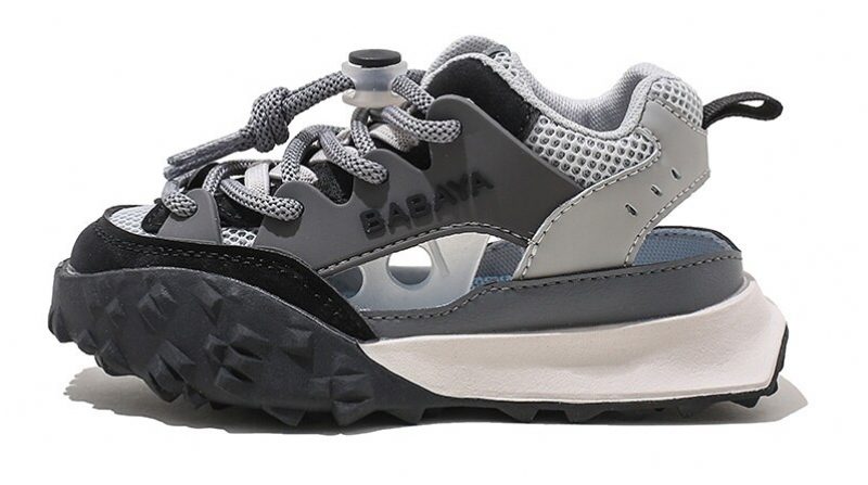 Takashi Unisex Modesandal Til Børn - Sort