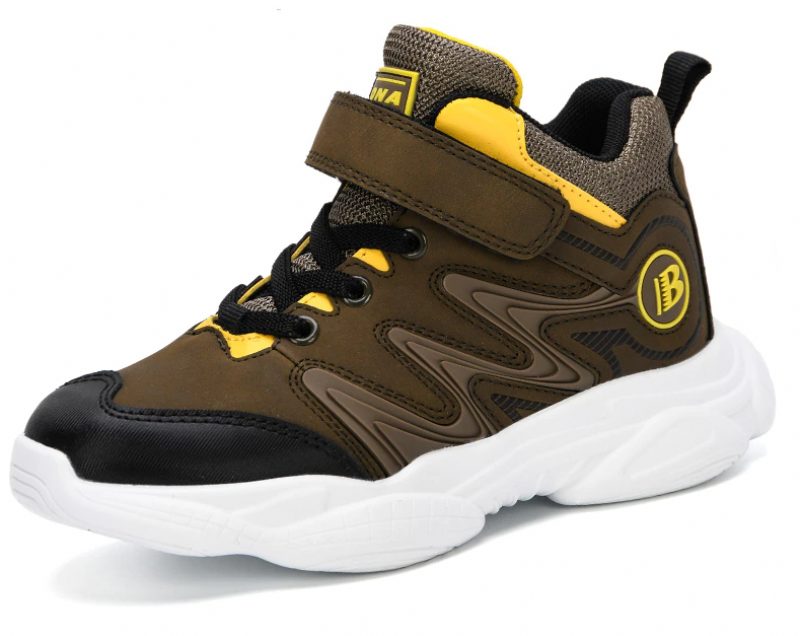 Tanji High Top Sneaker Til Drenge - Oliven