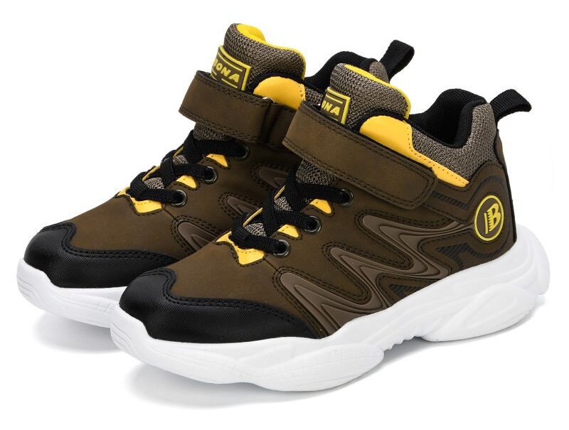 Tanji High Top Sneaker Til Drenge - Oliven