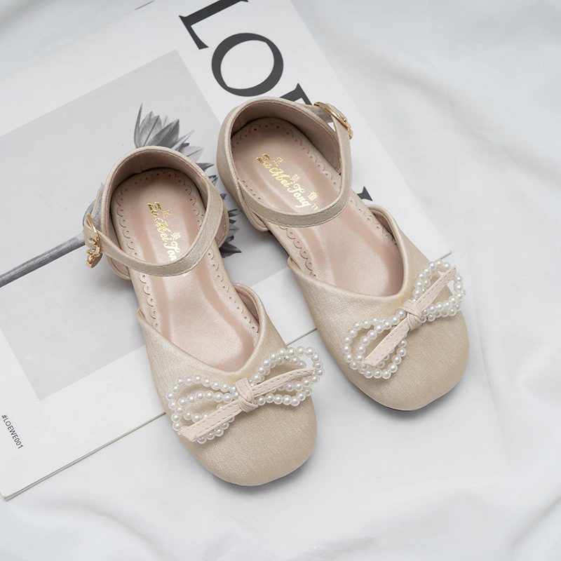 Tarah Flade Sko Til Piger - Beige