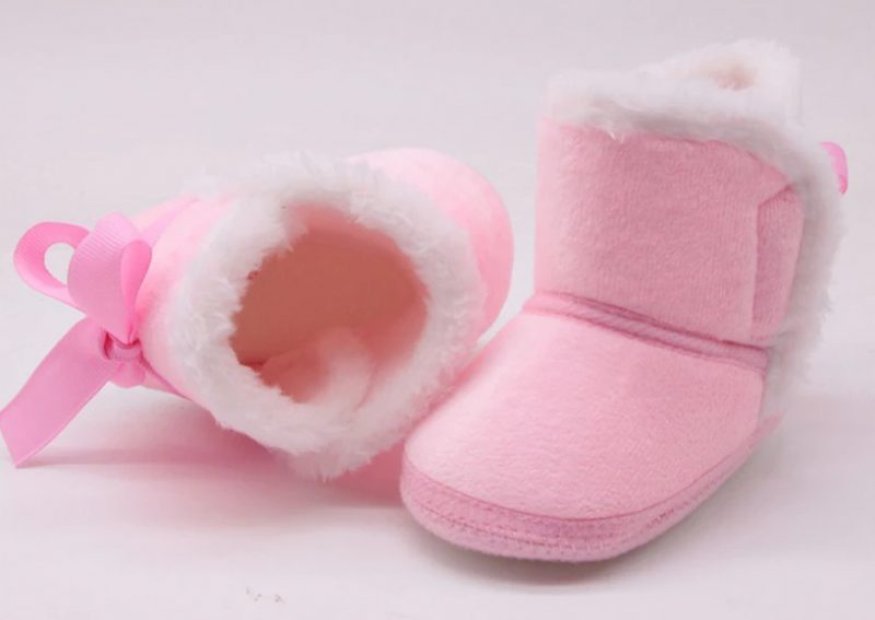 Tezza Babypigers Varme Støvler - Rød Pels