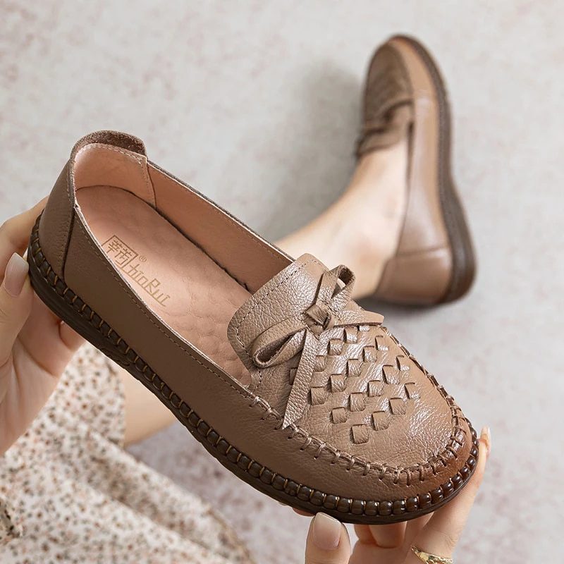 Thalia Loafer Sko Til Kvinder - Khaki